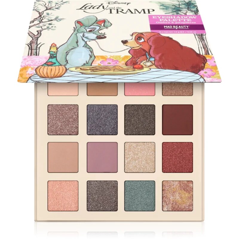 Mad Beauty Lady & The Tramp paletka očních stínů 16x1.5 g