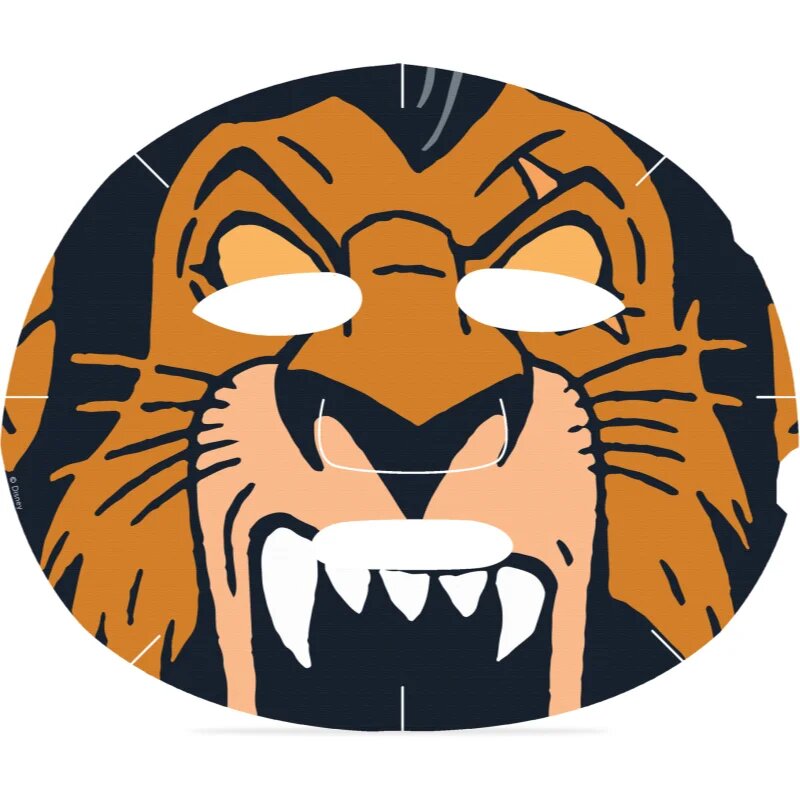 Mad Beauty Lion King Scar hydratační plátýnková maska 25 ml