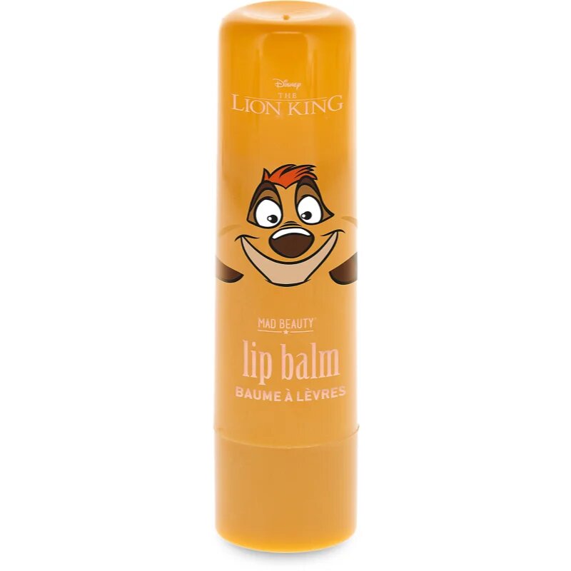 Mad Beauty Lion King Timon hydratační balzám na rty 4 g