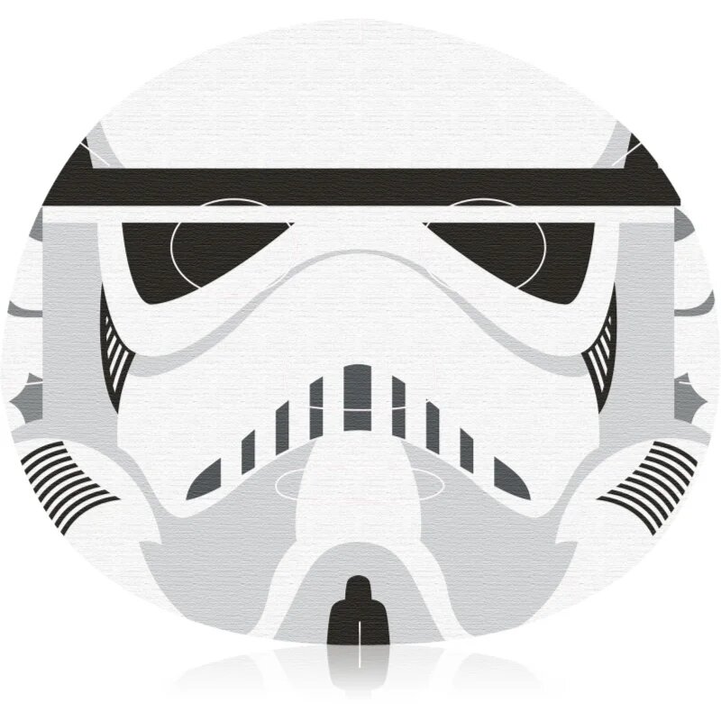 Mad Beauty Star Wars Storm Trooper hydratační plátýnková maska s výtažkem zeleného čaje 25 ml