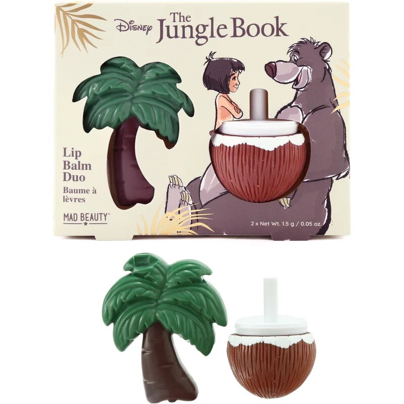 Mad Beauty The Jungle Book Lip Balm Duo balzám na rty 2x1.5 g