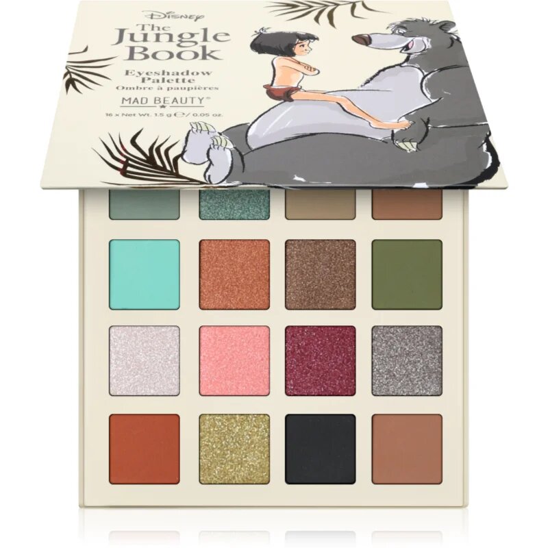 Mad Beauty The Jungle Book paletka očních stínů 16x1.5 g