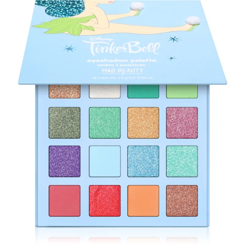 Mad Beauty Tinker Bell paletka očních stínů 16x1.5 g