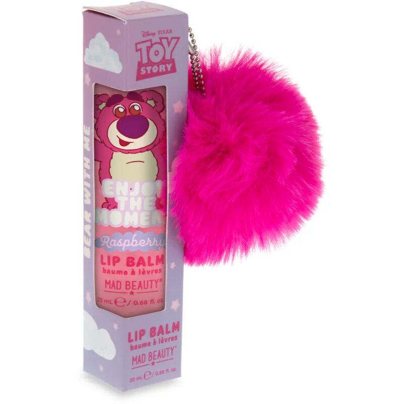 Mad Beauty Toy Story balzám na rty vůně Raspberry 10 ml