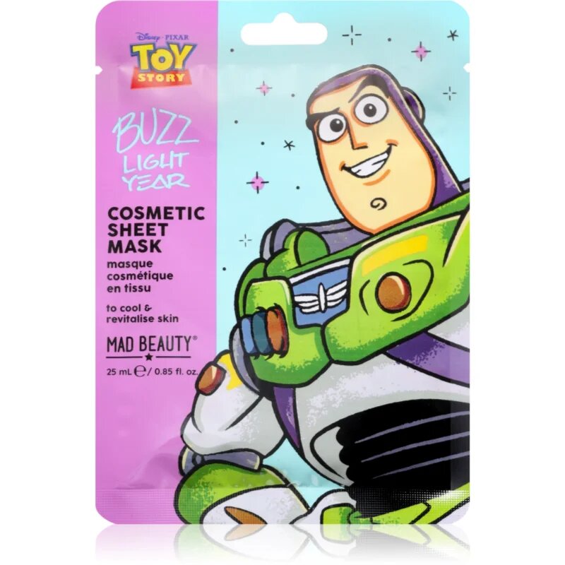 Mad Beauty Toy Story Cosmetic Face Mask plátýnková maska Buzz 25 ml