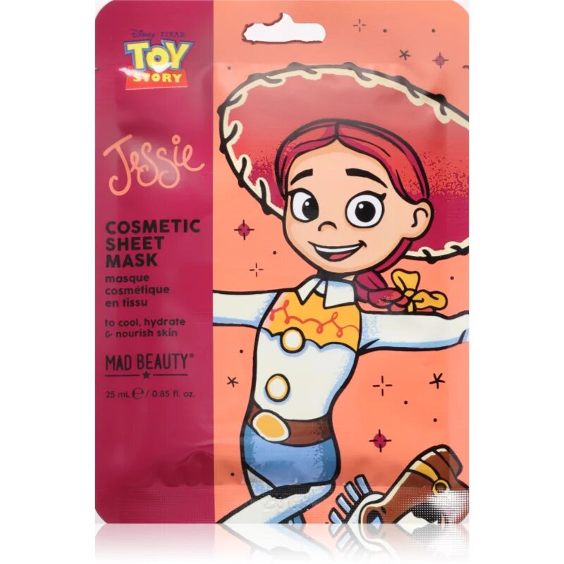 Mad Beauty Toy Story Cosmetic Face Mask plátýnková maska Jessie 25 ml