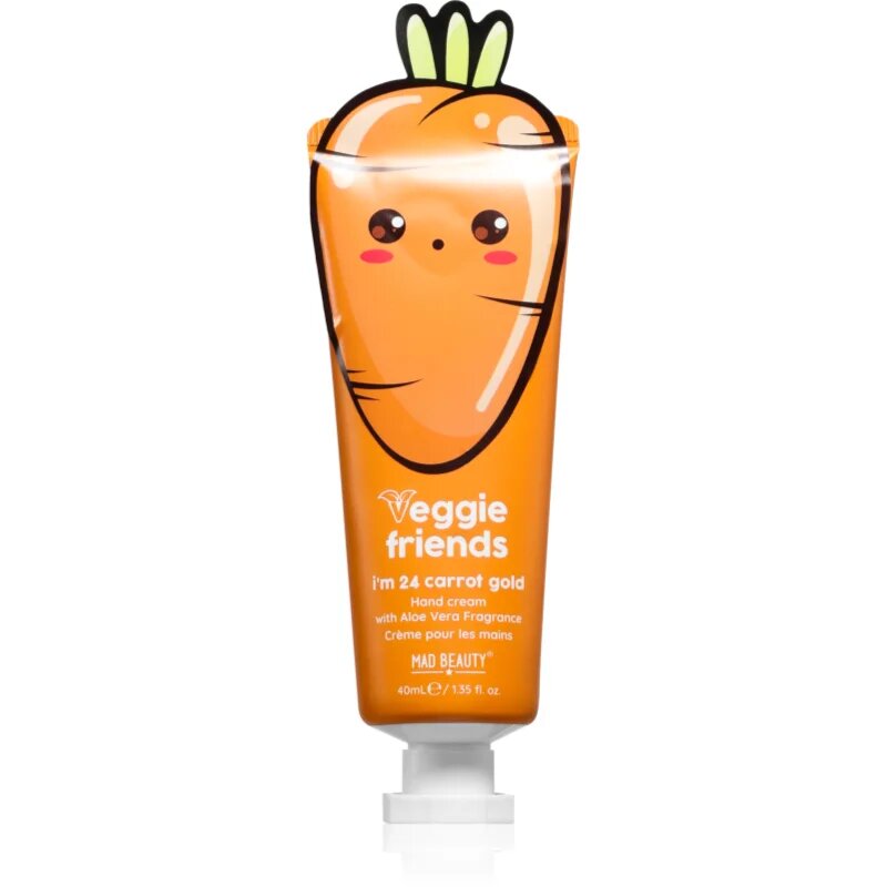 Mad Beauty Veggie Friends Carrot hydratační krém na ruce 40 ml