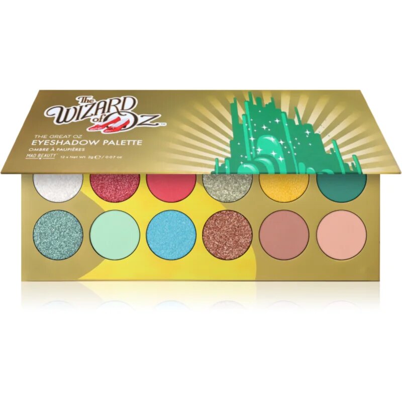 Mad Beauty Wizard of Oz paletka očních stínů 12x2 g
