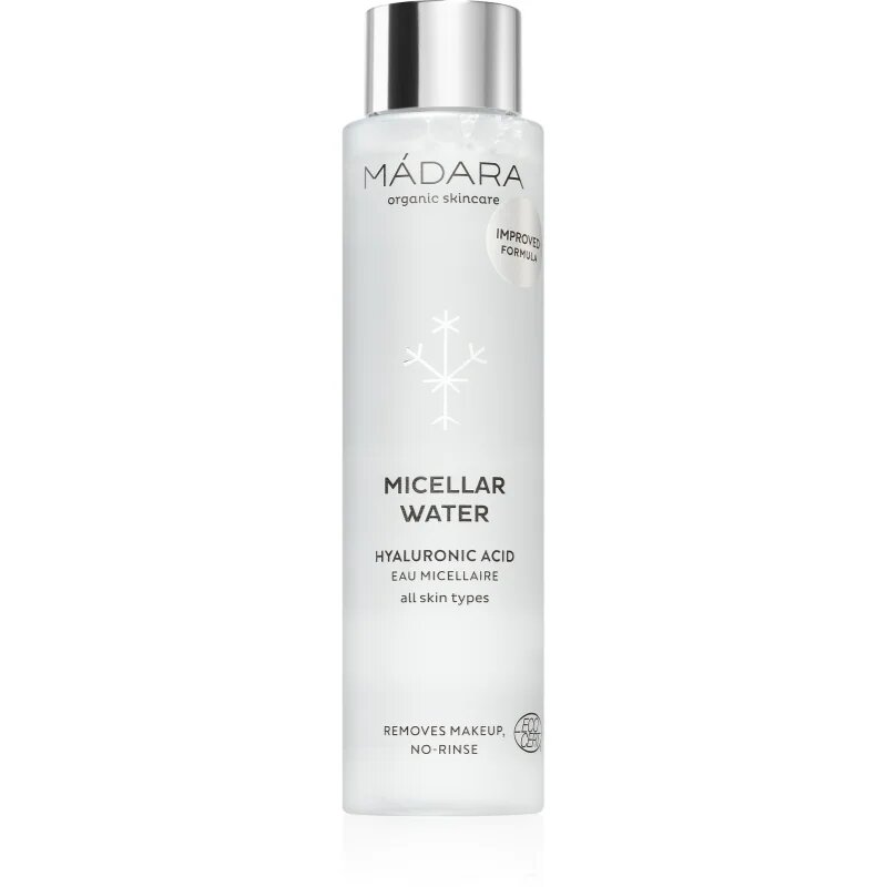 Mádara MÁDARA Cleansing čisticí micelární voda s kyselinou hyaluronovou 100 ml