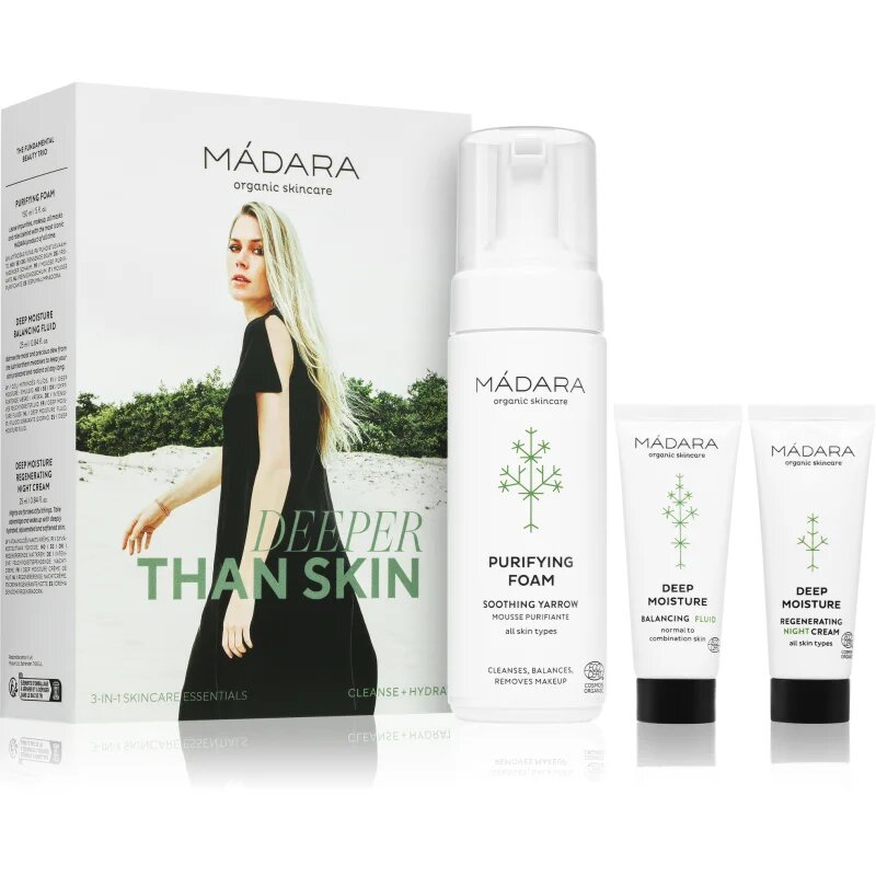 Mádara MÁDARA Deeper Than Skin Skincare Essential Set sada pro péči o pleť