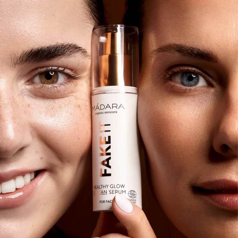 Mádara MÁDARA Fake It samoopalovací sérum na obličej 30 ml