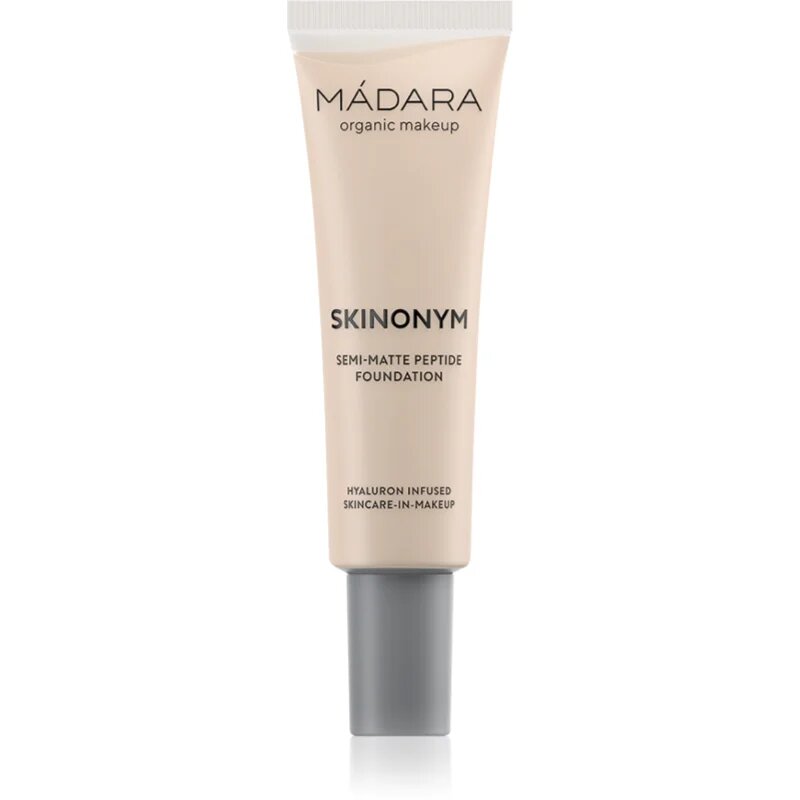 Mádara MÁDARA Skinonym Semi-Matte Peptide dlouhotrvající make-up s peptidy odstín #15 Stone 30 ml