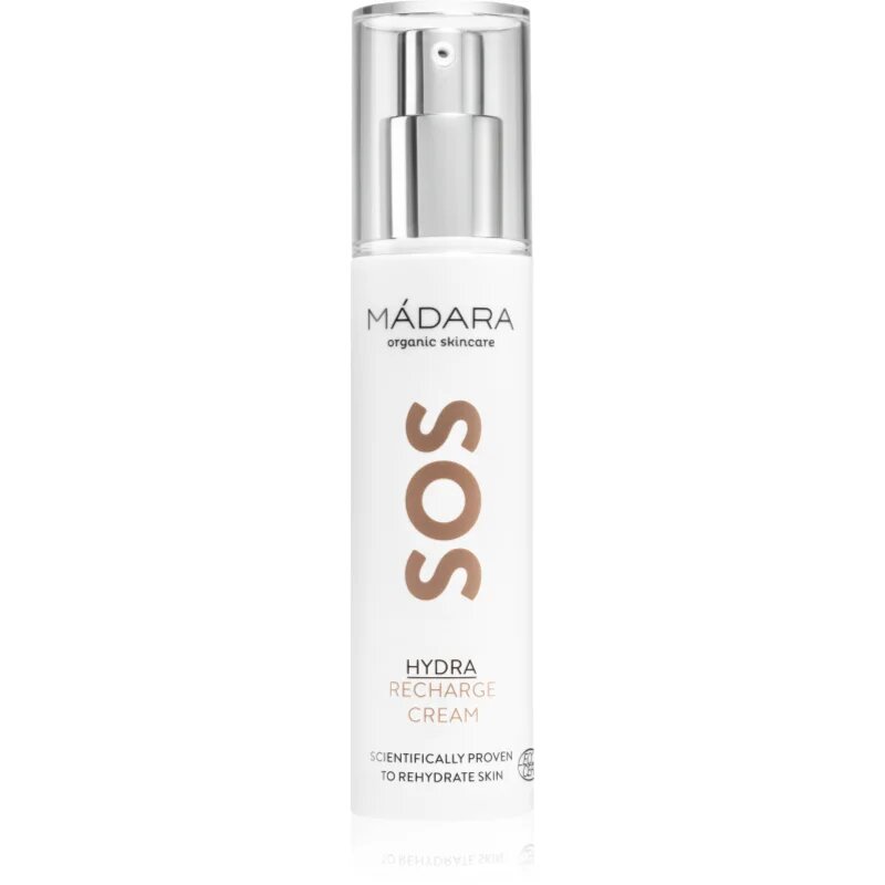 Mádara MÁDARA SOS Hydra Recharge denní i noční hydratační krém s protivráskovým účinkem 50 ml