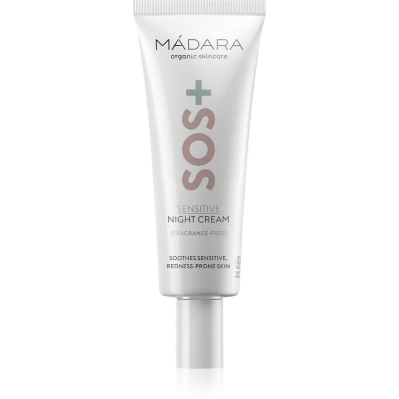 Mádara MÁDARA SOS+ Sensitive noční krém pro citlivou pleť 70 ml