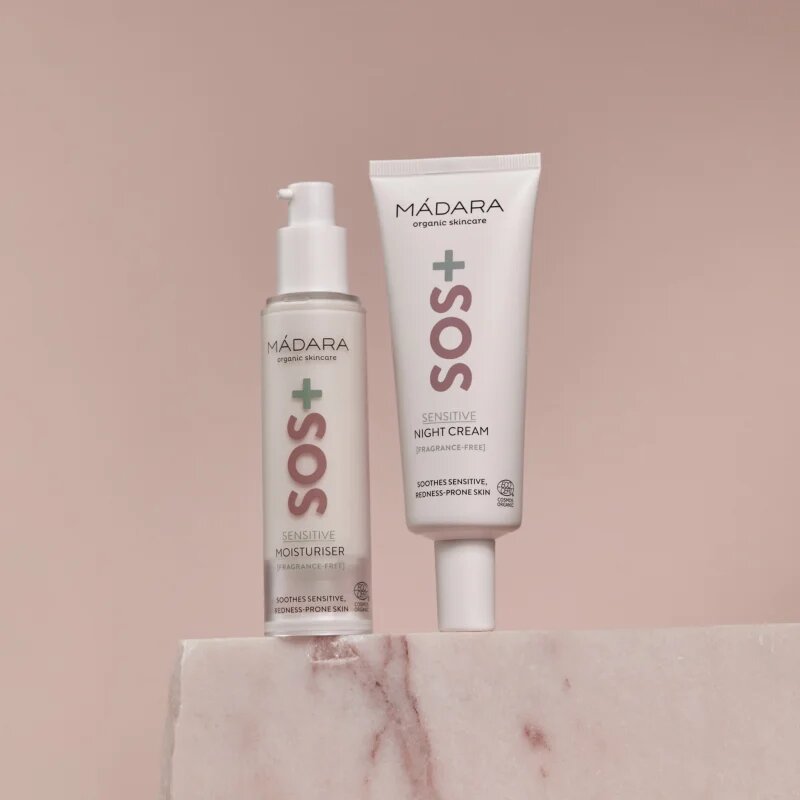 Mádara MÁDARA SOS+ Sensitive noční krém pro citlivou pleť 70 ml