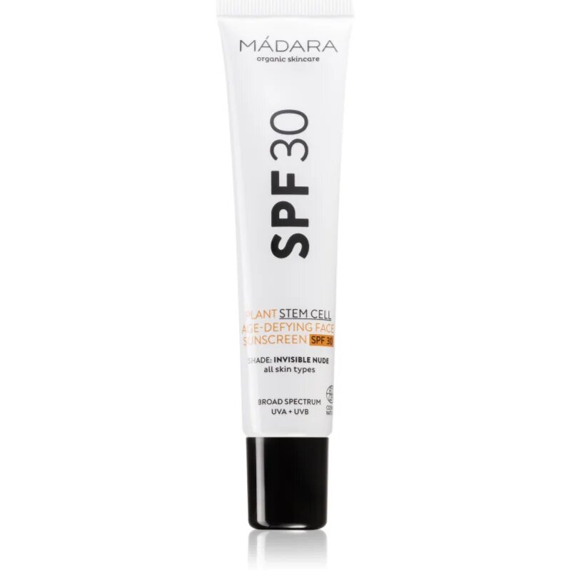 Mádara MÁDARA SPF30 Age-Defying ochranný tónovaný fluid na obličej 40 ml