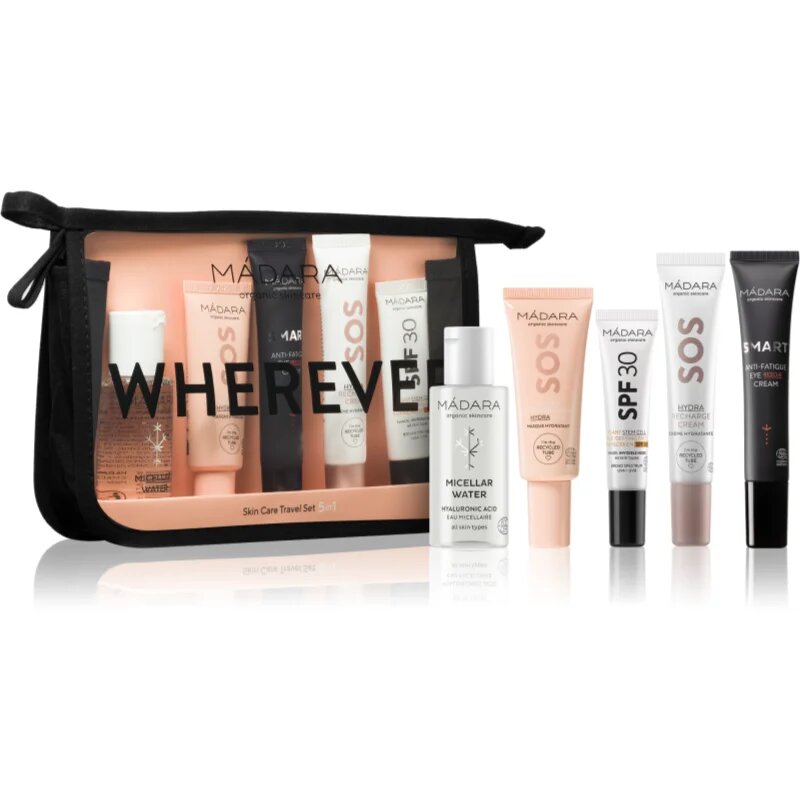 Mádara MÁDARA WHEREVER Travel Set 5-In-1 cestovní sada pro perfektní pleť