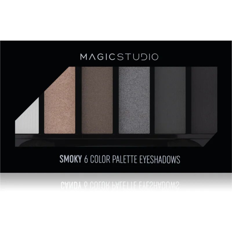 Magic studio 6 Color Palette Eyeshadows paletka očních stínů odstín 03 Smoky 6.3 g
