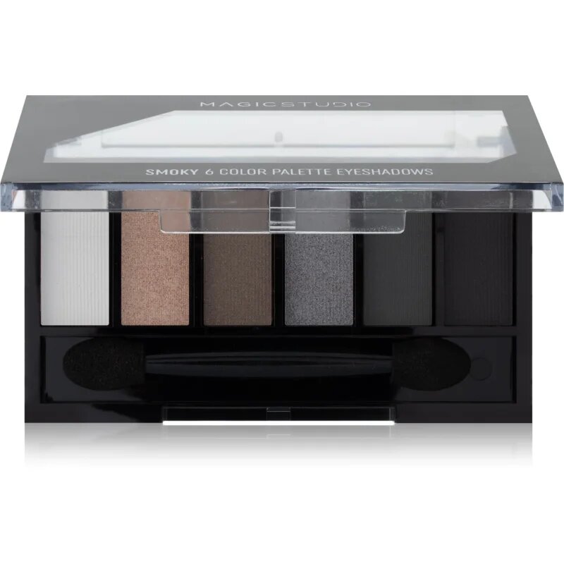 Magic studio 6 Color Palette Eyeshadows paletka očních stínů odstín 03 Smoky 6.3 g