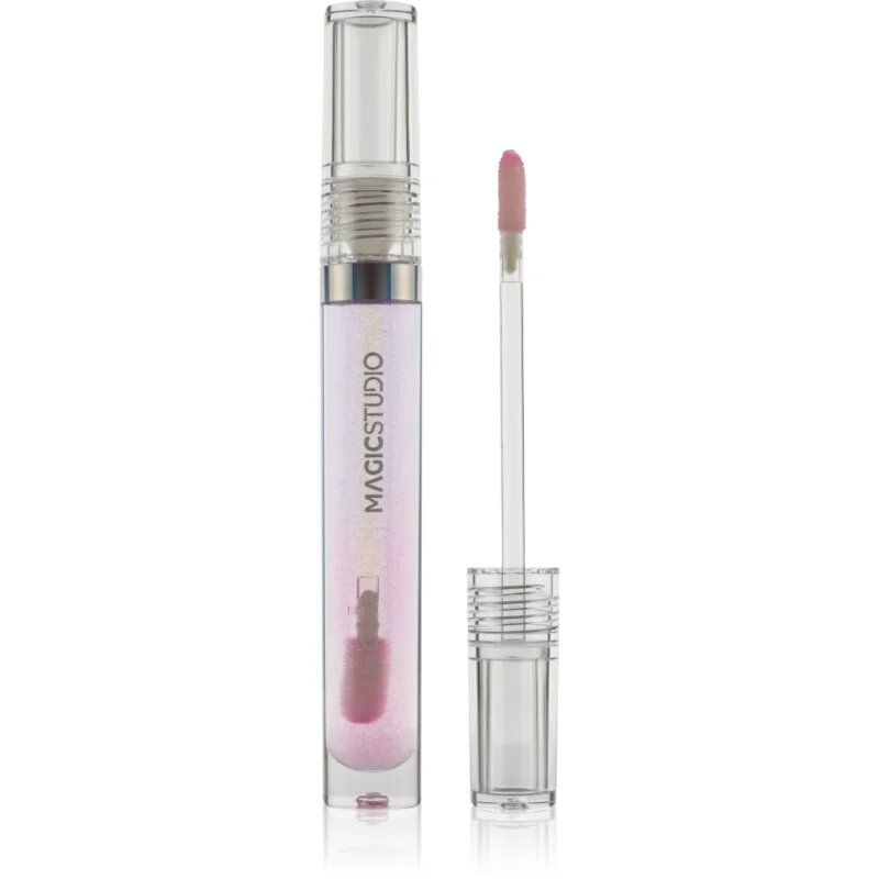 Magic studio Glitter Lip Gloss třpytivý lesk na rty odstín 02 Pink Aura 3.5 ml