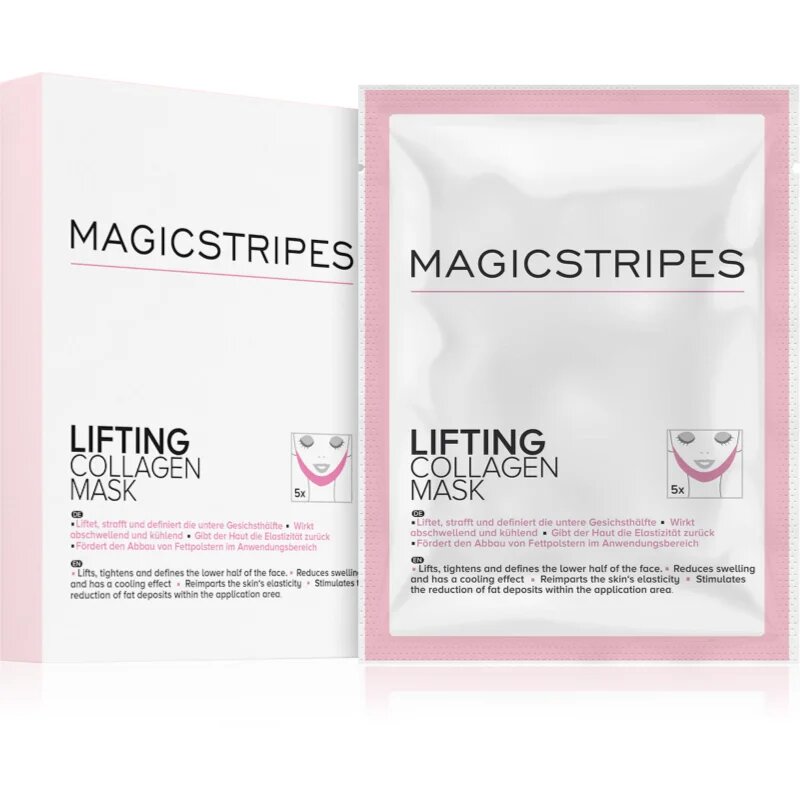 MAGICSTRIPES Lifting Collagen Mask zpevňující kolagenová maska 5 ks