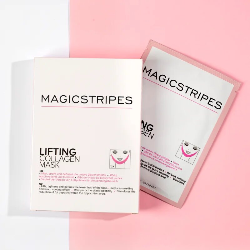 MAGICSTRIPES Lifting Collagen Mask zpevňující kolagenová maska 5 ks