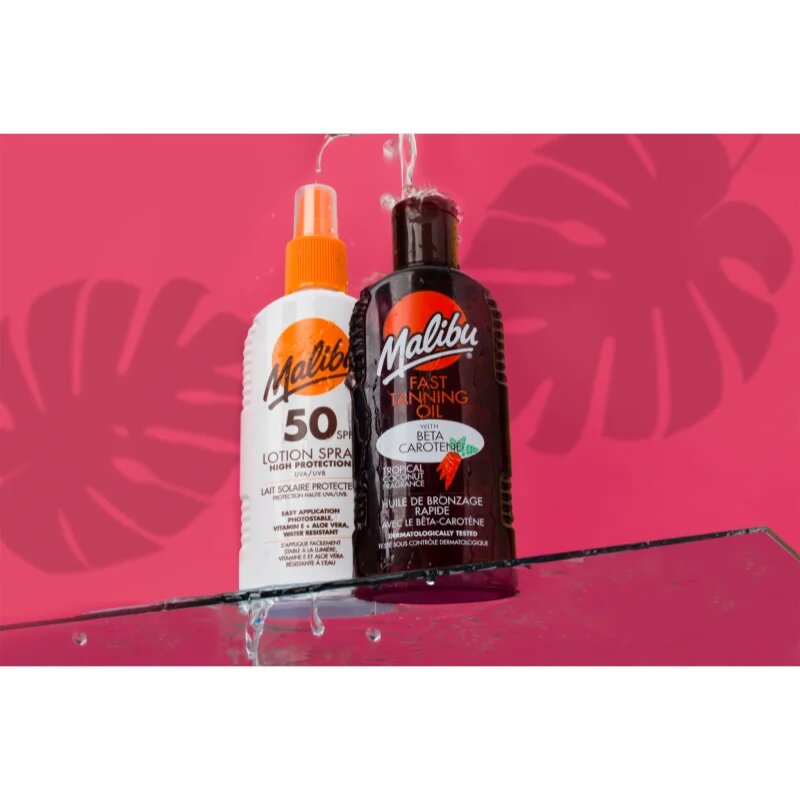 Malibu Lotion Spray High Protection opalovací krém SPF 50 200 ml