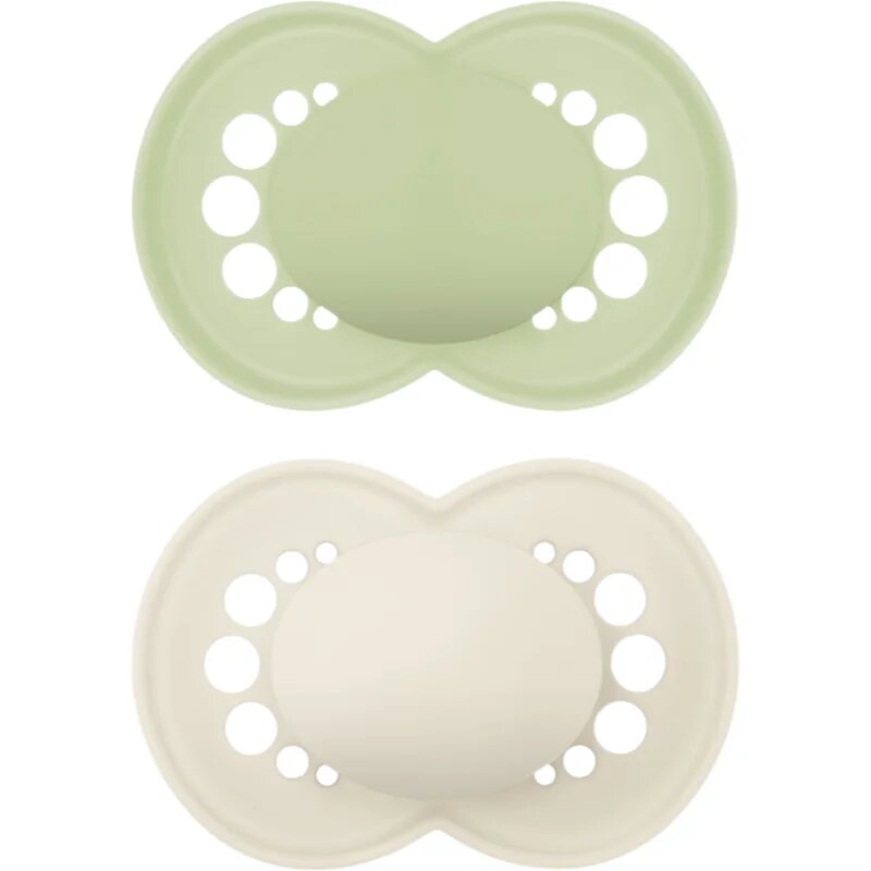 MAM Original 16m+ dudlík Green/ Beige 2 ks