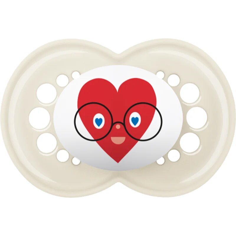 MAM Original 6+ months dudlík Red Heart 1 ks