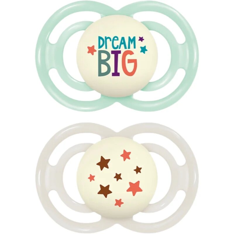 MAM Perfect Night 16+ months dudlík Mint/ Grey 2 ks