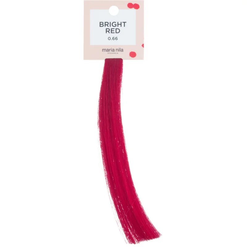Maria Nila Colour Refresh Bright Red jemná vyživující maska bez permanentních barevných pigmentů výdrž 4 – 10 umytí 0.66 300 ml