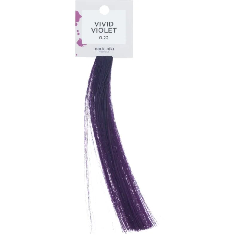 Maria Nila Colour Refresh Vivid Violet jemná vyživující maska bez permanentních barevných pigmentů výdrž 4 – 10 umytí 0.22 100 ml