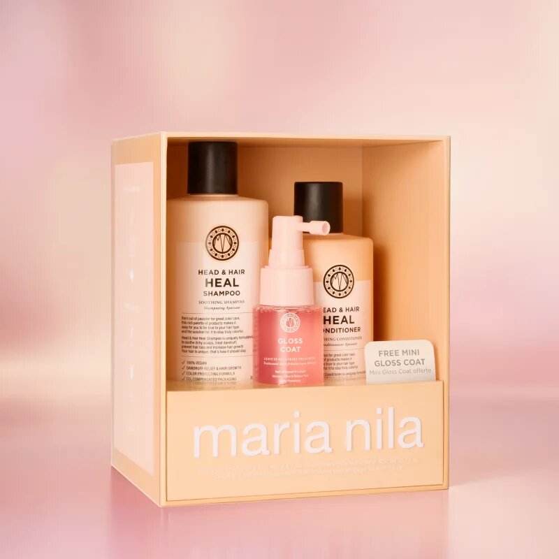 Maria Nila Head & Hair Heal Holiday Box dárková sada proti lupům a vypadávání vlasů