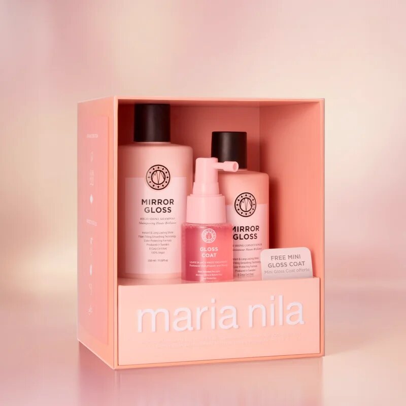 Maria Nila Mirror Gloss Holiday Box dárková sada pro lesk a hebkost vlasů