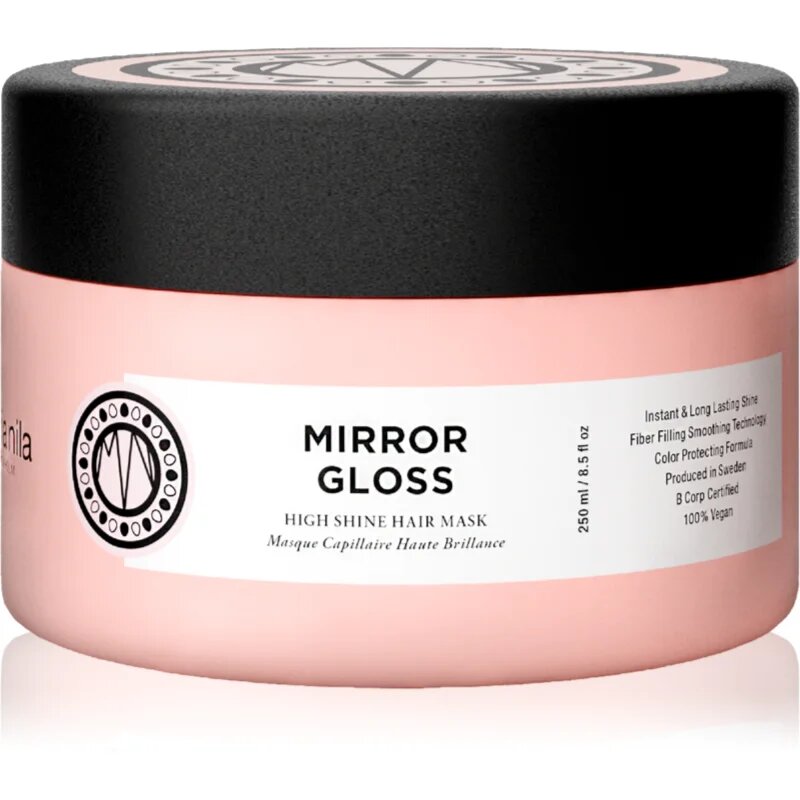 Maria Nila Mirror Gloss Mask hloubkově vyživující maska pro lesk a hebkost vlasů 250 ml