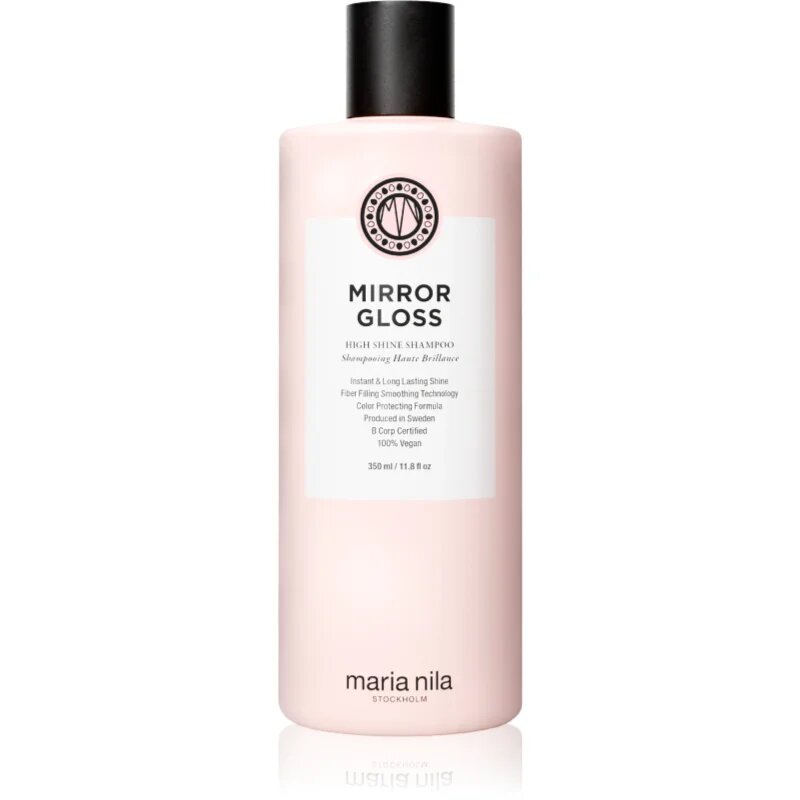 Maria Nila Mirror Gloss Shampoo vyživující šampon pro lesk a hebkost vlasů 350 ml