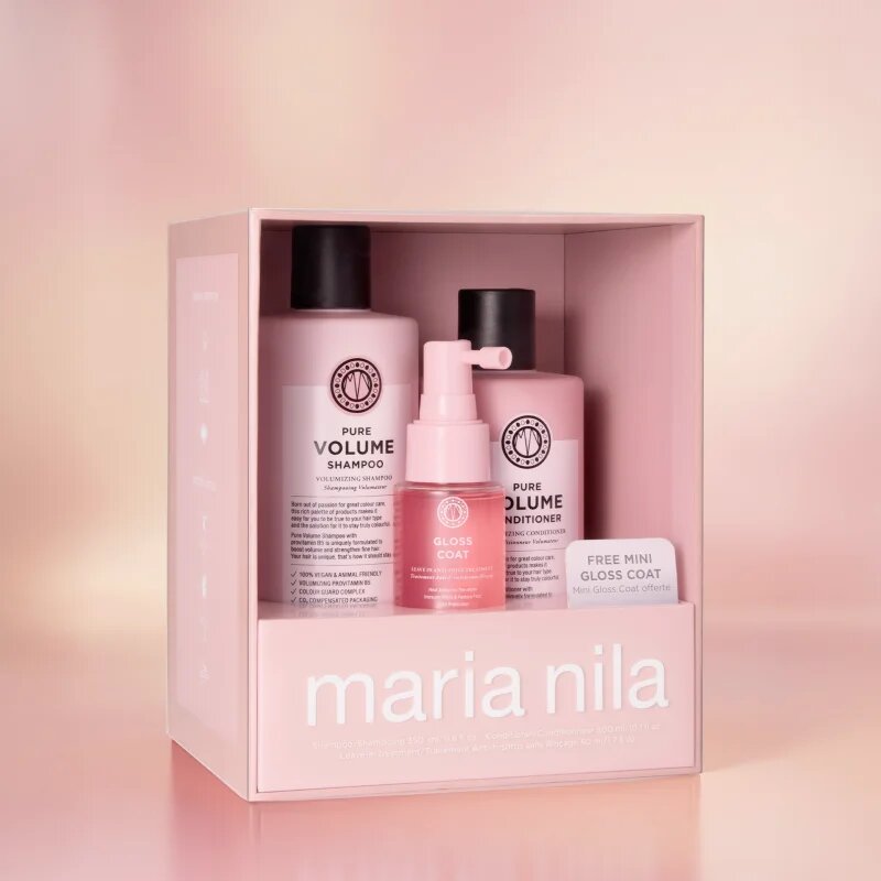 Maria Nila Pure Volume Holiday Box dárková sada pro objem a lesk