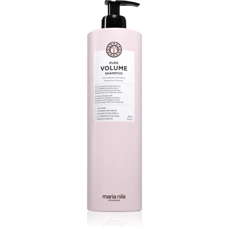 Maria Nila Pure Volume šampon pro objem jemných vlasů bez sulfátů 1000 ml