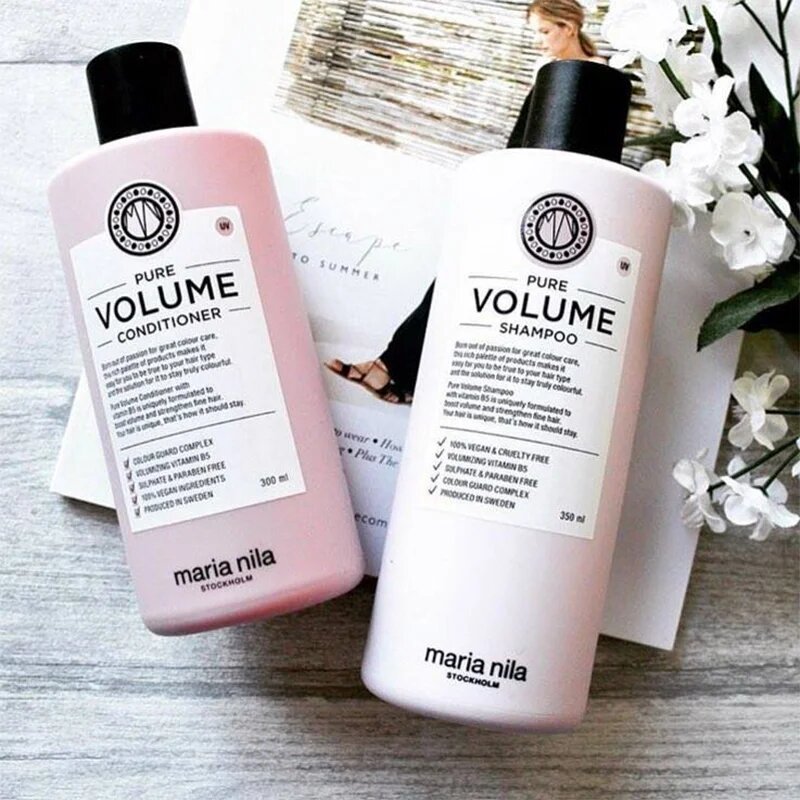 Maria Nila Pure Volume šampon pro objem jemných vlasů bez sulfátů 350 ml