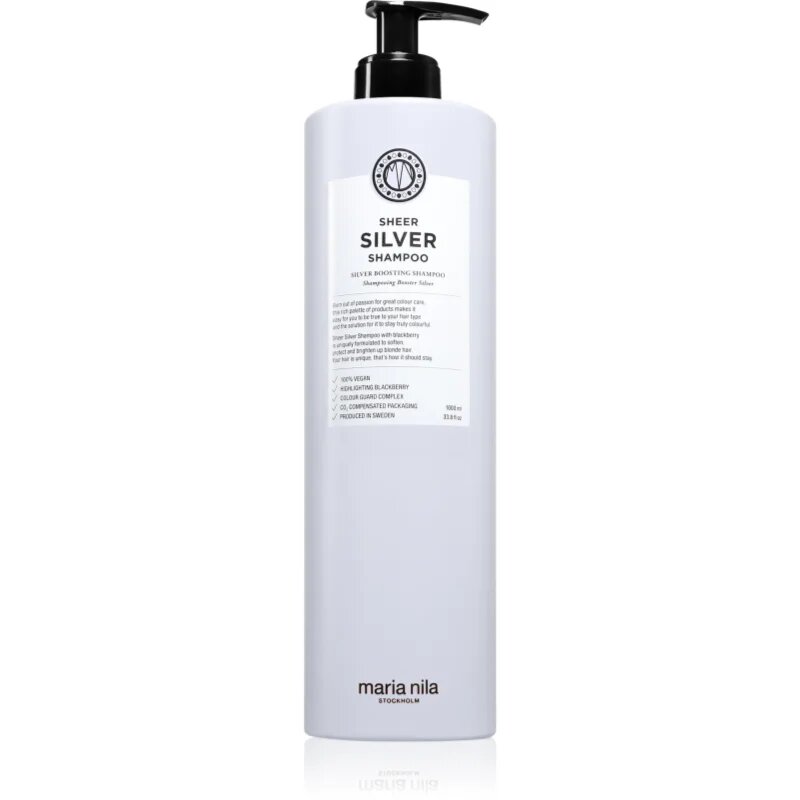 Maria Nila Sheer Silver Shampoo šampon neutralizující žluté tóny 1000 ml