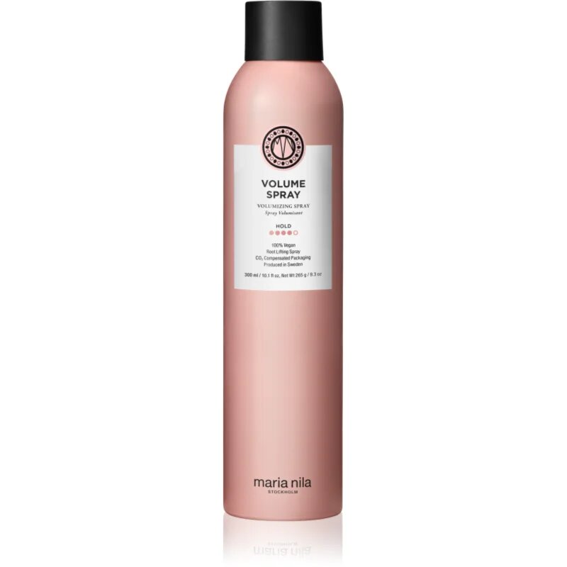 Maria Nila Volume Spray Volumizing Spray lak na vlasy se silnou fixací bez obsahu sulfátů Finishing Spray 300 ml