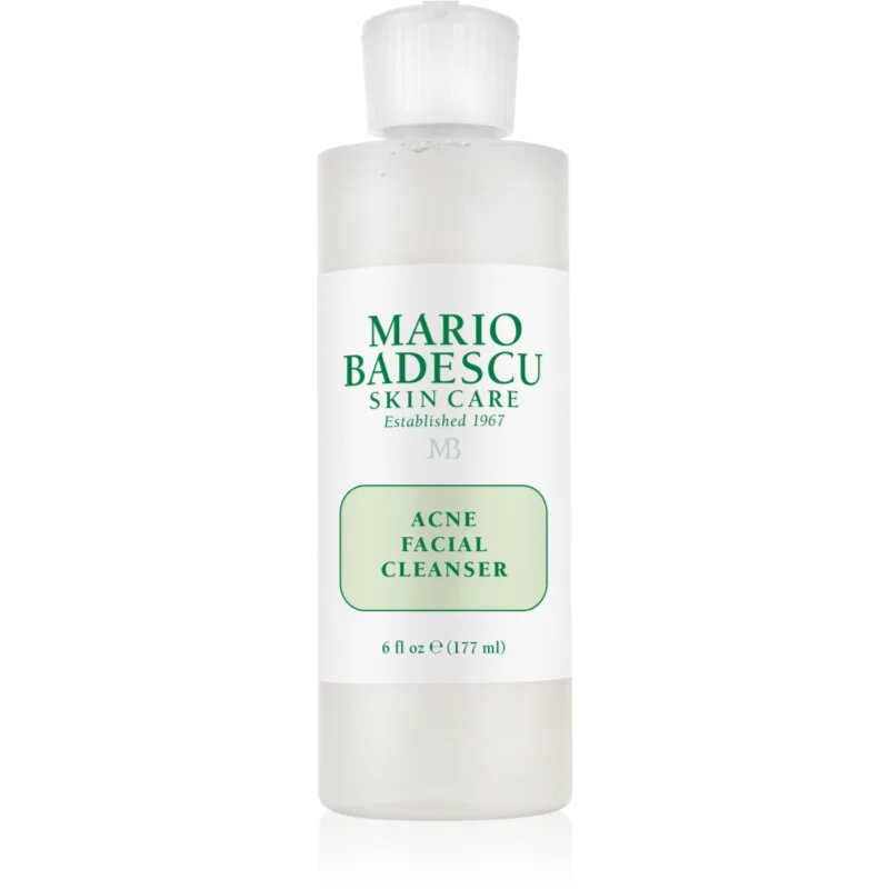 Mario Badescu Acne Facial Cleanser čisticí gel pro mastnou pleť se sklonem k akné 177 ml