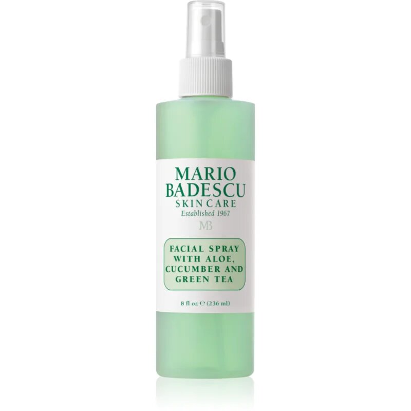 Mario Badescu Facial Spray with Aloe Cucumber and Green Tea chladivá a osvěžující mlha na unavenou pleť 236 ml