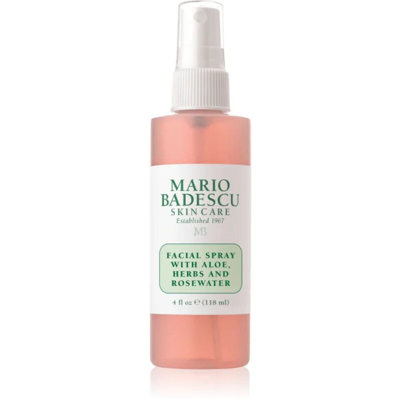 Mario Badescu Facial Spray with Aloe Herbs and Rosewater tonizační pleťová mlha pro rozjasnění a hydrataci 118 ml