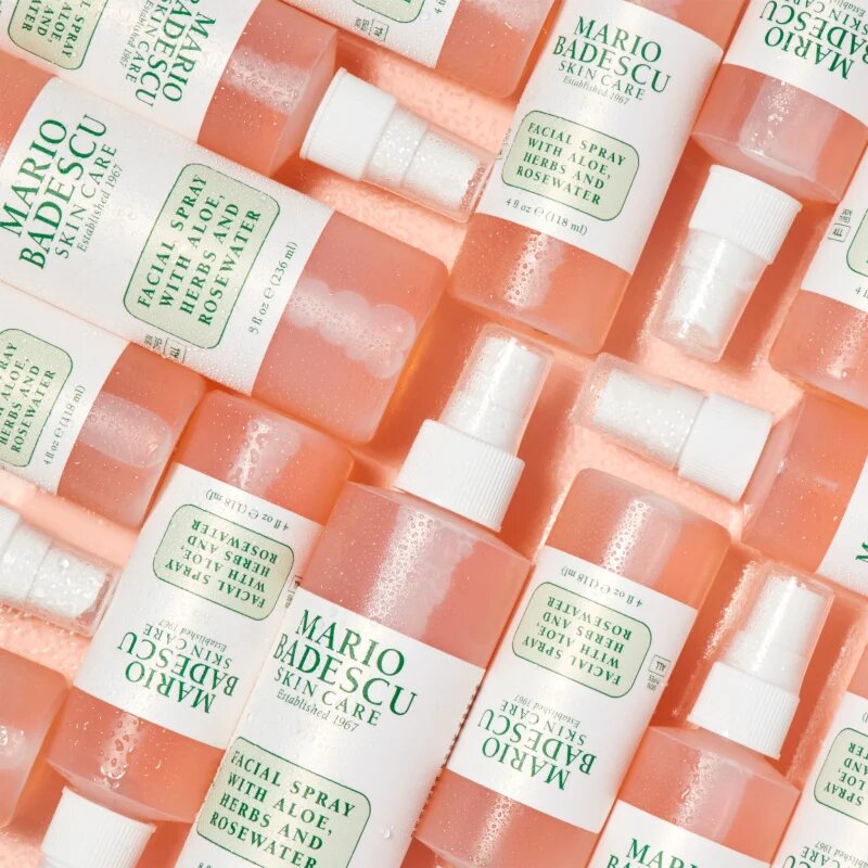 Mario Badescu Facial Spray with Aloe Herbs and Rosewater tonizační pleťová mlha pro rozjasnění a hydrataci 118 ml