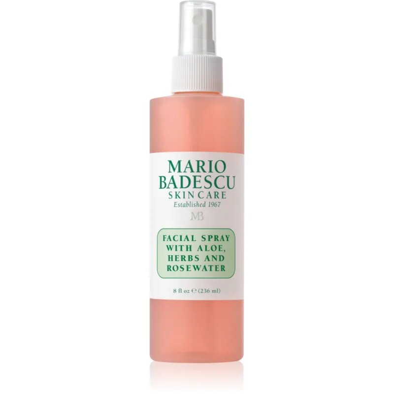 Mario Badescu Facial Spray with Aloe Herbs and Rosewater tonizační pleťová mlha pro rozjasnění a hydrataci 236 ml