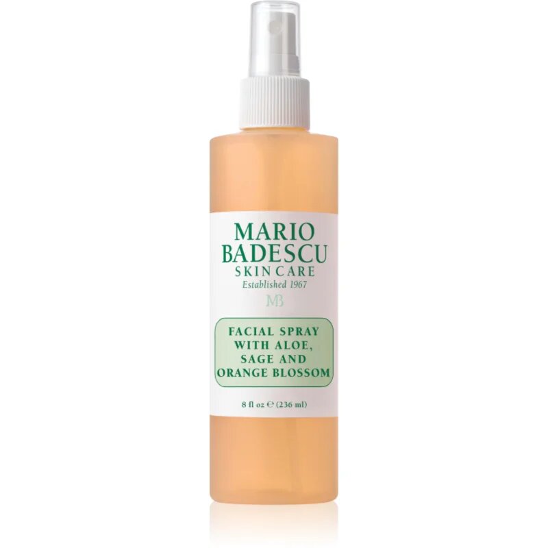 Mario Badescu Facial Spray with Aloe Sage and Orange Blossom energizující hydratační pleťová mlha 236 ml