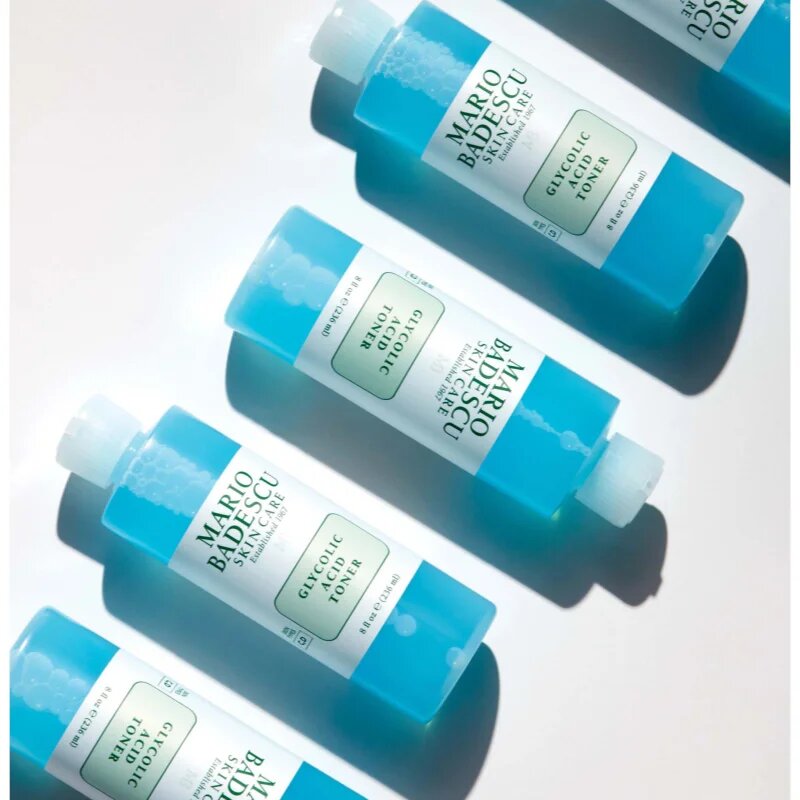 Mario Badescu Glycolic Acid Toner pleťové tonikum redukující projevy stárnutí pro suchou a smíšenou pleť 236 ml