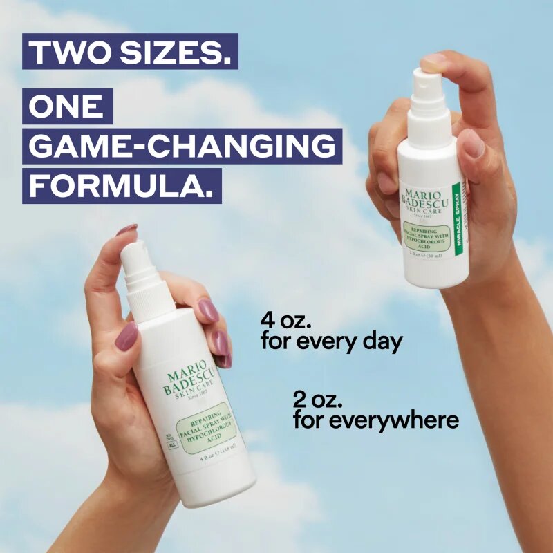 Mario Badescu Repairing Facial Spray With Hypochlorous Acid obnovující pleťový sprej pro zklidnění pleti 59 ml