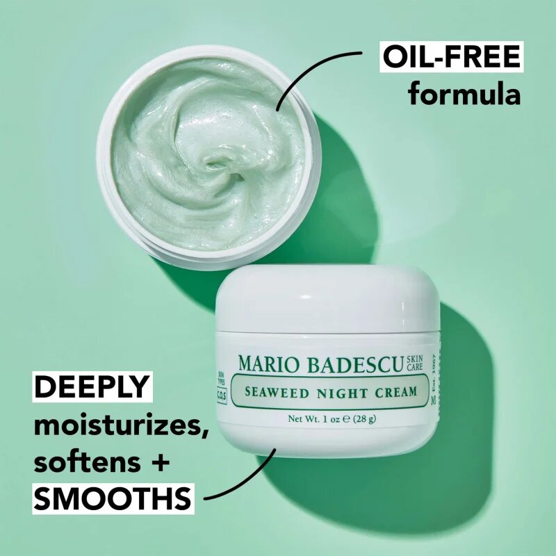 Mario Badescu Seaweed Night Cream noční hydratační krém s minerály 28 g